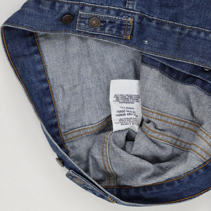 Levi's Vintage 70500 Denim Trucker Jacket Blue XL Cotton Men's