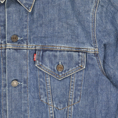 Levi's Vintage 70500 Denim Trucker Jacket Blue XL Cotton Men's