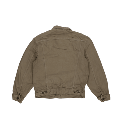 Levi's Vintage Stone Beige Trucker Jacket Men's Size Small 100% Cotton Collared
