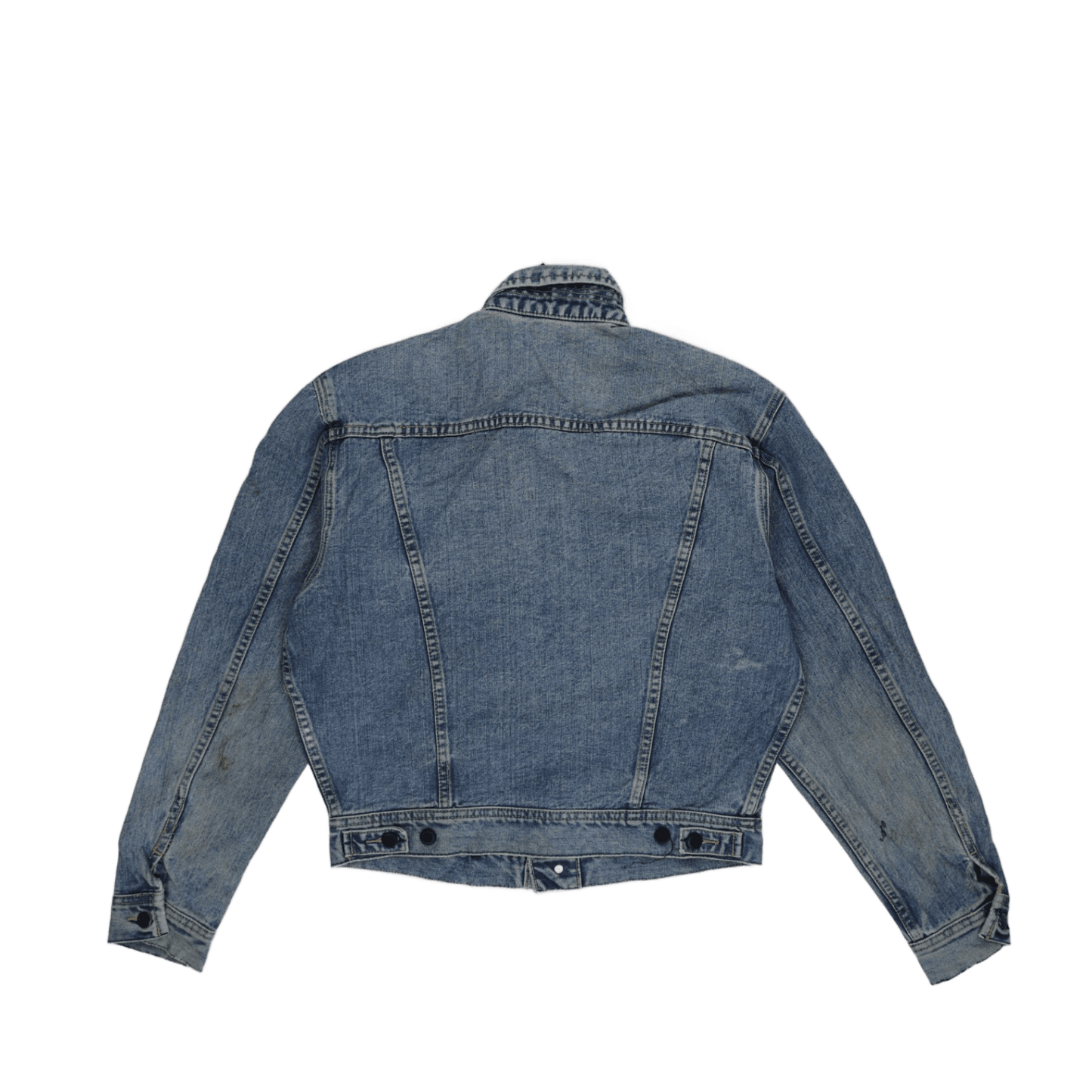Lee Vintage Blue Denim Jacket Unisex Medium 100 Percent Cotton Collared