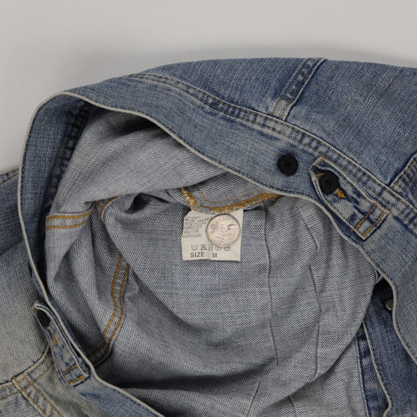 Lee Vintage Denim Jacket Blue Medium Cotton