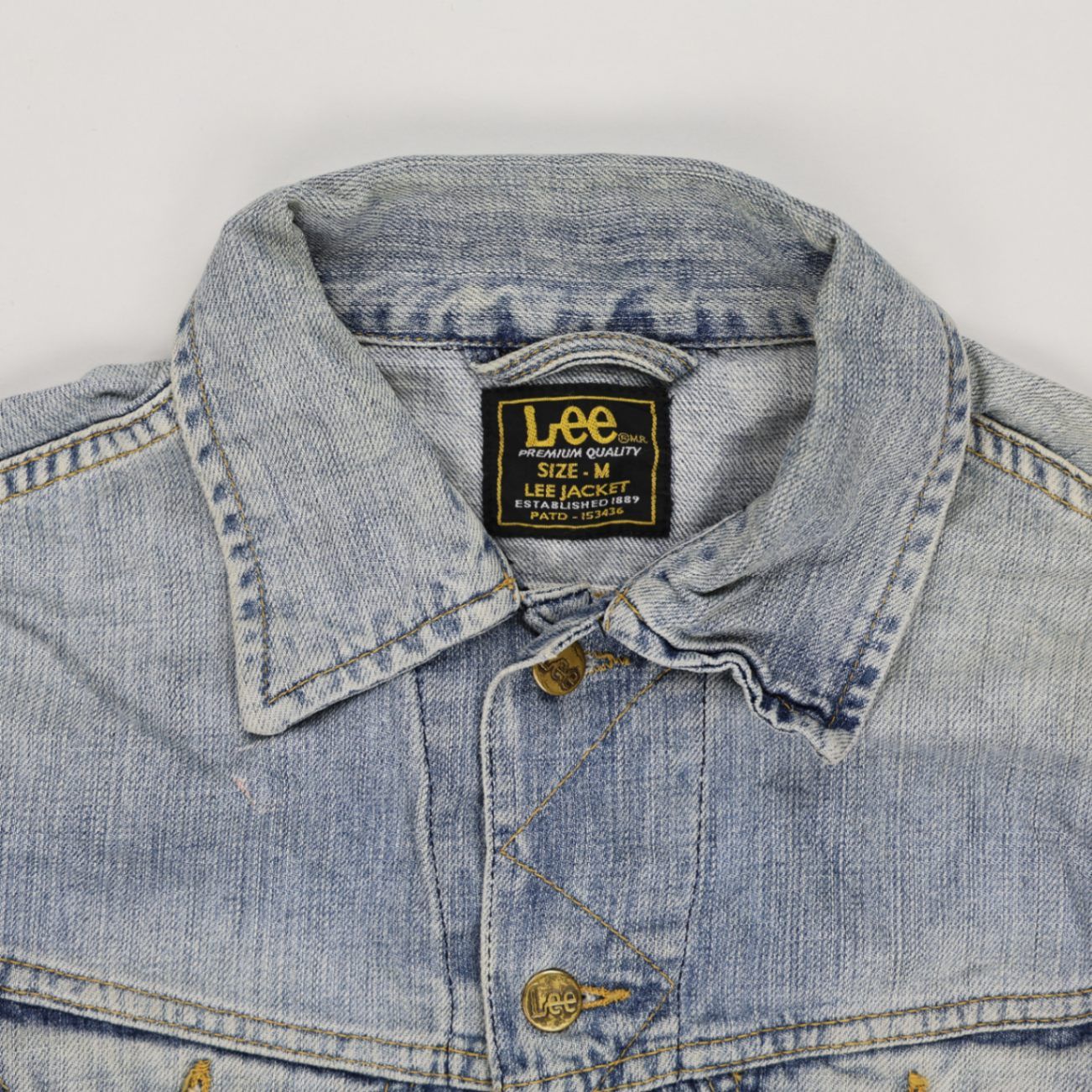 Lee Vintage Denim Jacket Blue Medium Cotton