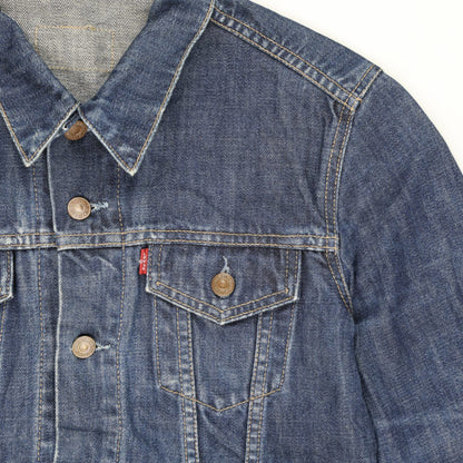 Levi's Vintage Blue Denim Trucker Jacket Men's Medium Cotton