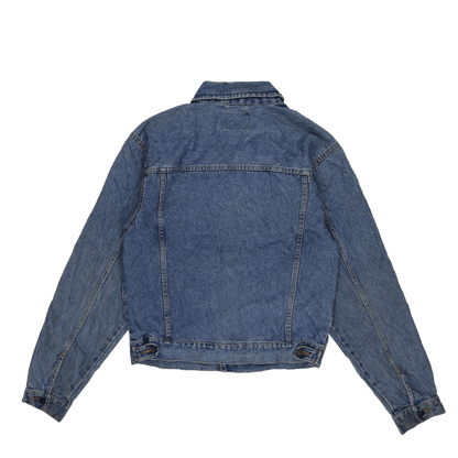 Lee Men's Vintage Denim Jacket Blue Medium Cotton 57 cm Pit to Pit 65 cm Collar to Hem 62 cm Sleeve Length