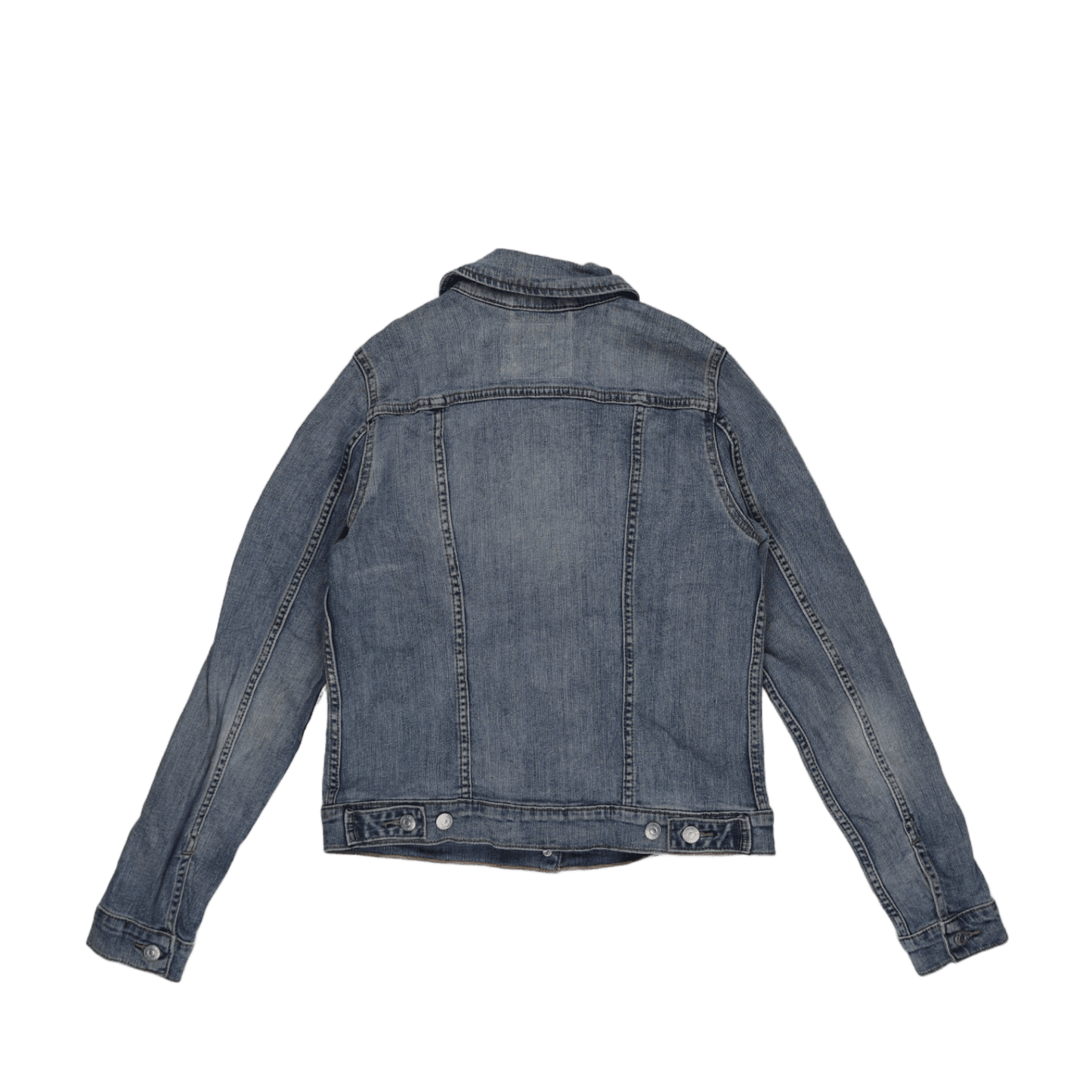 Levi's Classic Blue Denim Jacket Medium Cotton Denim Vintage Style Collared