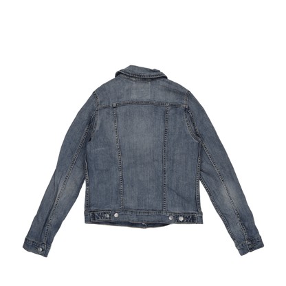 Levi's Classic Blue Denim Jacket Medium Cotton Denim Vintage Style Collared