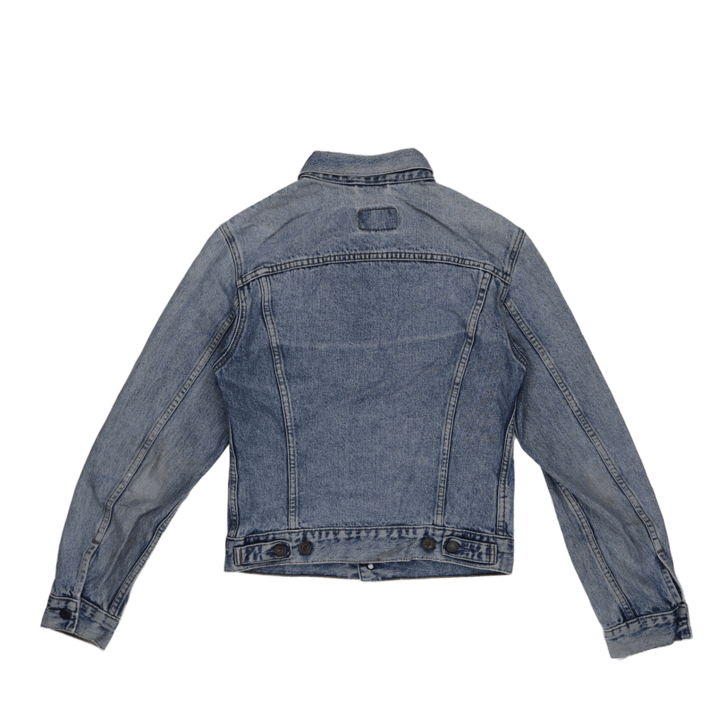 Levi's Girls Medium Light Blue Cotton Denim Trucker Jacket Vintage Style