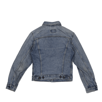 Levi's Girls Medium Light Blue Cotton Denim Trucker Jacket Vintage Style