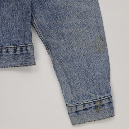 Levi's Girls Medium Light Blue Cotton Denim Trucker Jacket Vintage Style