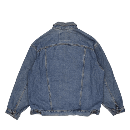Levi's Vintage Blue Denim Jacket XL Cotton Collared Men's Outerwear