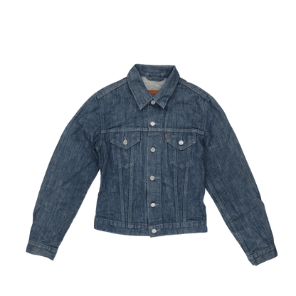 Levi's Vintage Medium Blue Denim Trucker Jacket Women's Medium Cotton