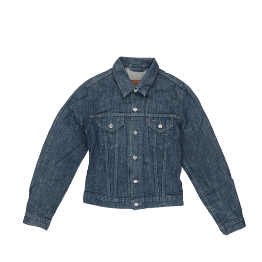 Levi's Vintage Medium Blue Denim Trucker Jacket Women's Medium Cotton