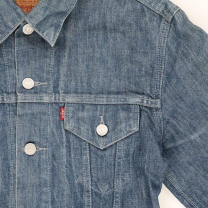 Levi's Vintage Medium Blue Denim Trucker Jacket Women's Medium Cotton
