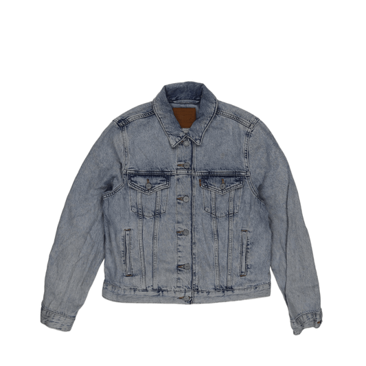 Levi's Light Blue Denim Jacket Large 100% Cotton Collared