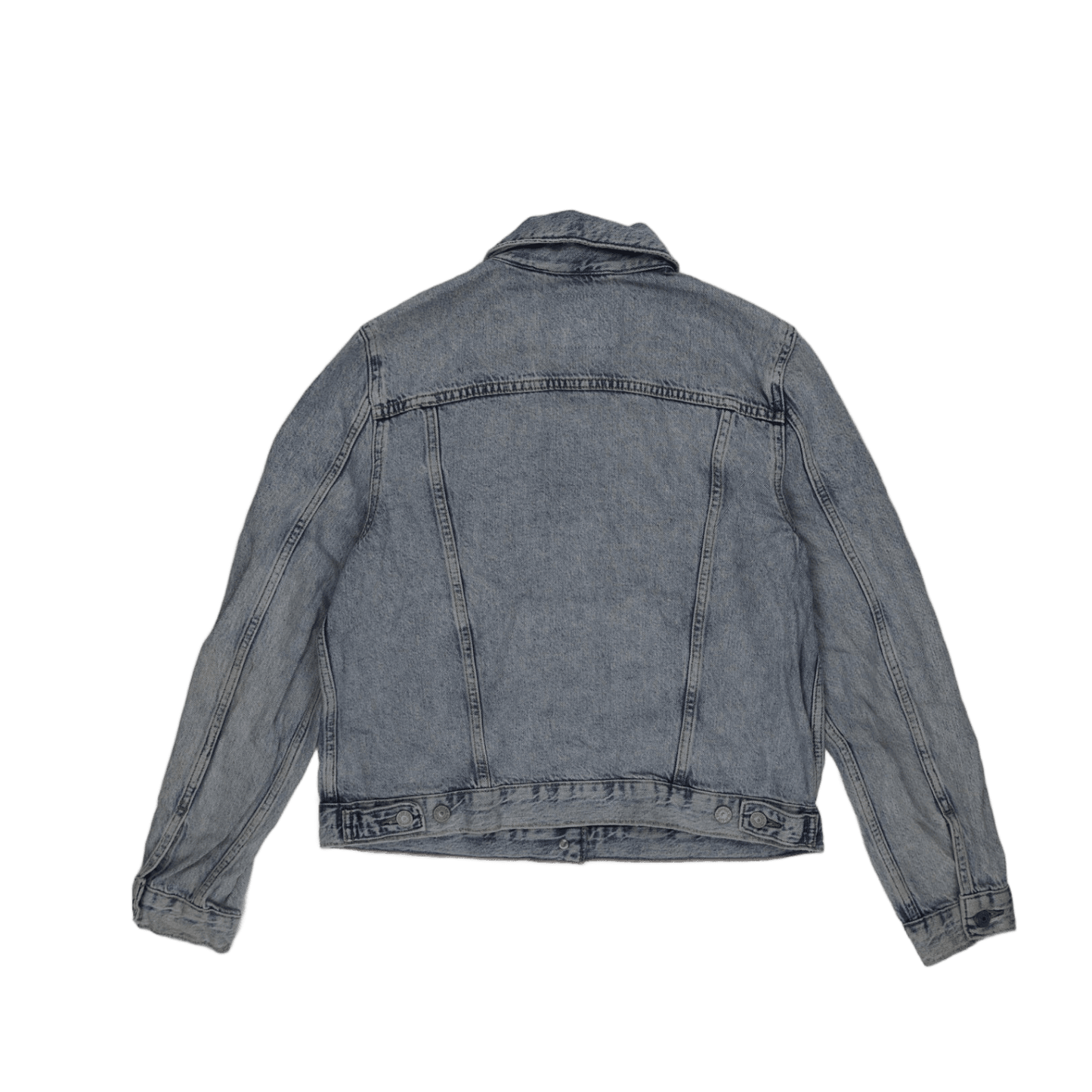 Levi's Light Blue Denim Jacket Large 100% Cotton Collared