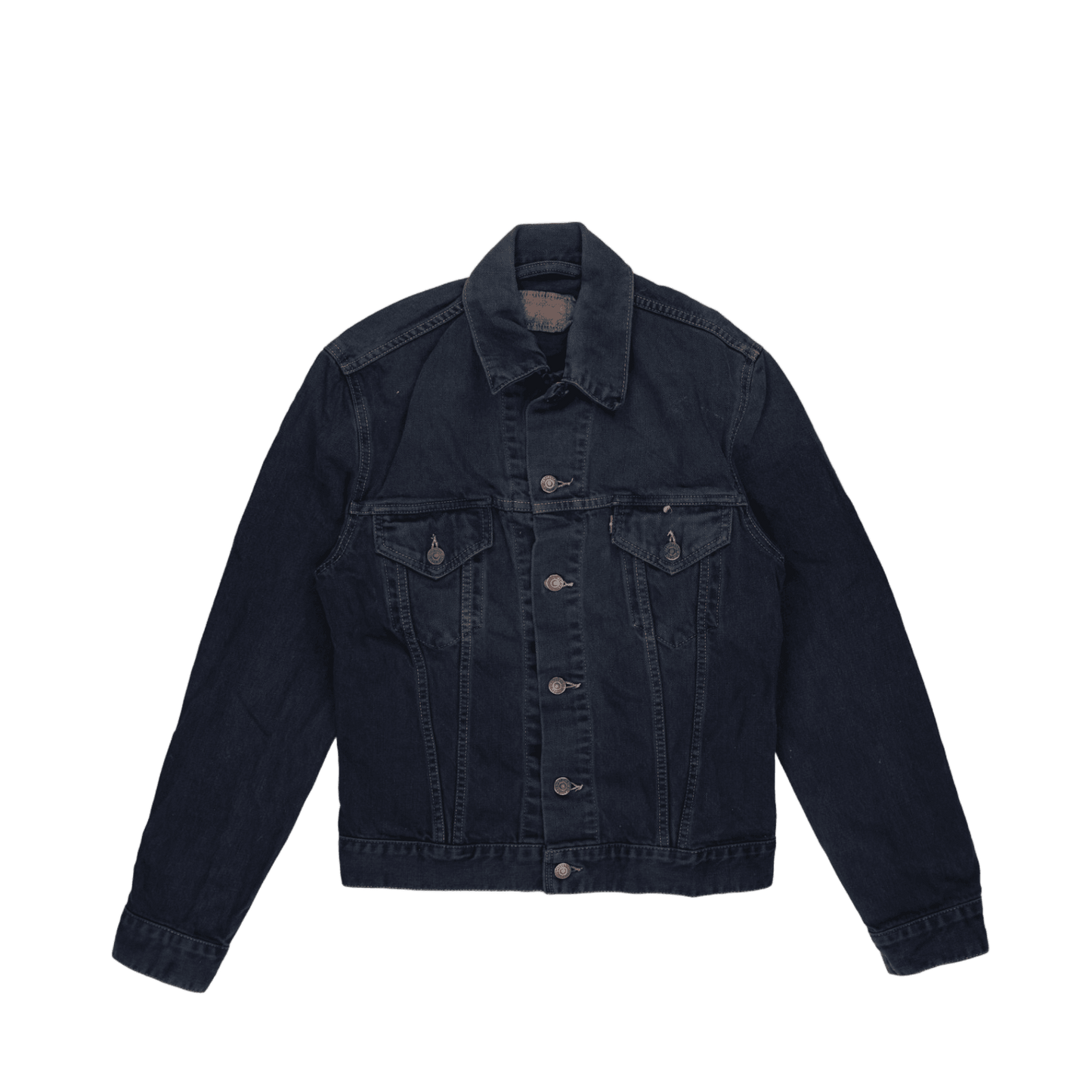 Levi's Men's Vintage Dark Blue Denim Trucker Jacket Medium Cotton