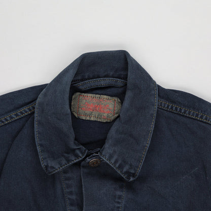 Levi's Men's Vintage Dark Blue Denim Trucker Jacket Medium Cotton