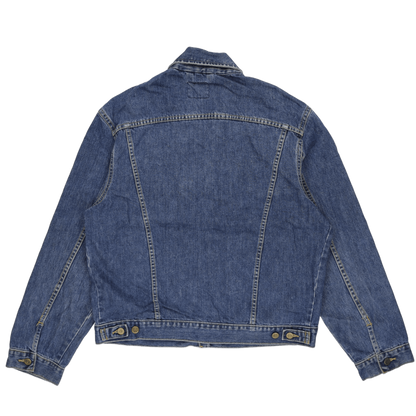 Lee Vintage Blue Denim Jacket Large Cotton Collared