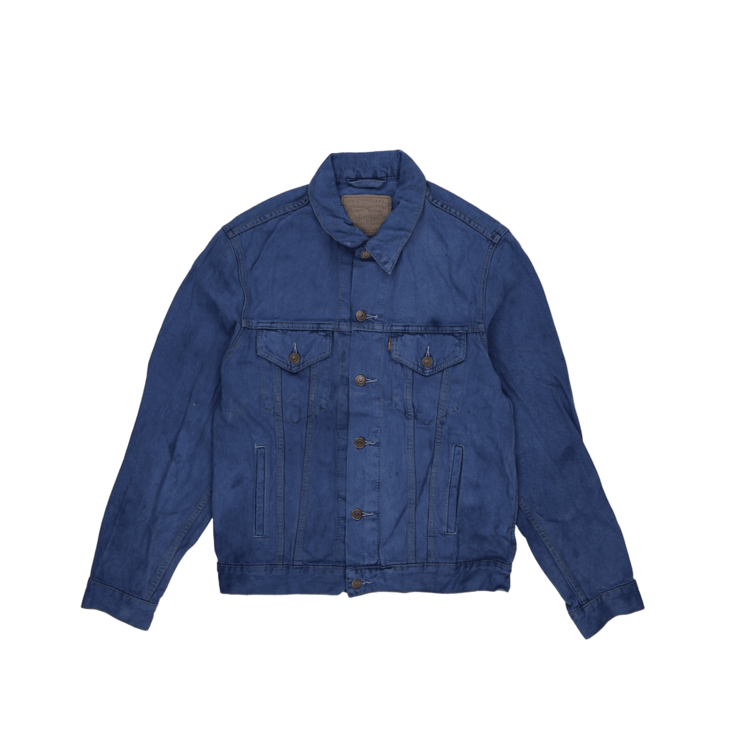 Levi's Vintage Blue Denim Jacket Men's Medium 100% Cotton Collared