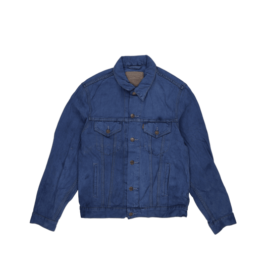 Levi's Vintage Blue Denim Jacket Men's Medium 100% Cotton Collared