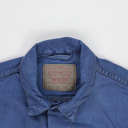 Levi's Vintage Blue Denim Jacket Men's Medium 100% Cotton Collared