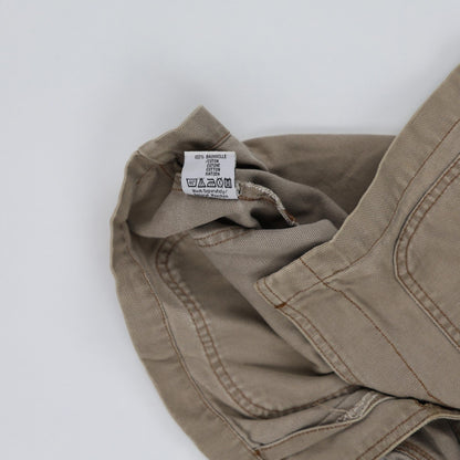 Wrangler Vintage Western Chore Jacket Beige Large 100 Percent Cotton
