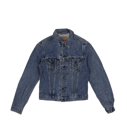 Levi's Vintage Blue Denim Jacket Women Medium Classic Western Cotton