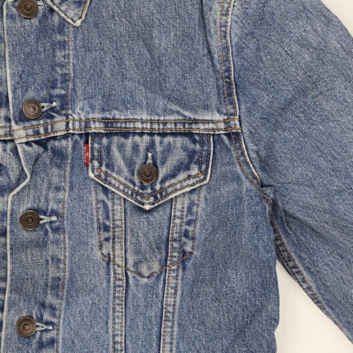 Levi's Vintage Blue Denim Jacket Women Medium Classic Western Cotton