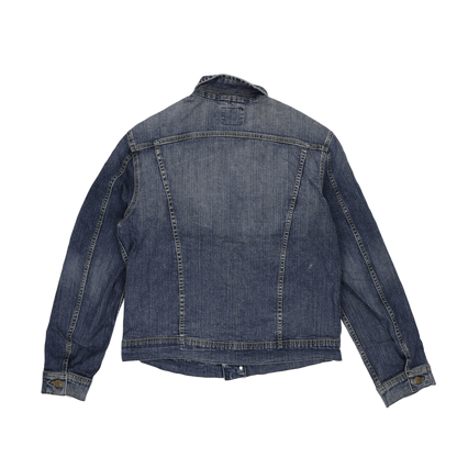 Lee Vintage Blue Denim Jacket XL Cotton Collared Slim Fit