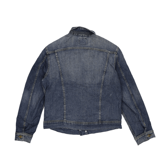 Lee Vintage Blue Denim Jacket XL Cotton Collared Slim Fit
