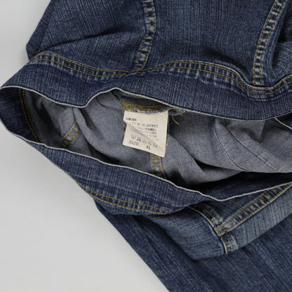 Lee Vintage Blue Denim Jacket XL Cotton Collared Slim Fit