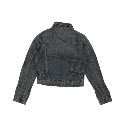 Wrangler Women's Vintage Blue Denim Jacket Size Medium Cotton
