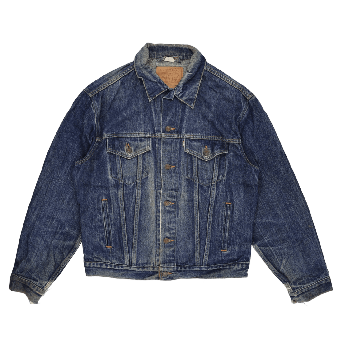 Levi's Vintage 70516 Trucker Jacket Blue Large Cotton Denim