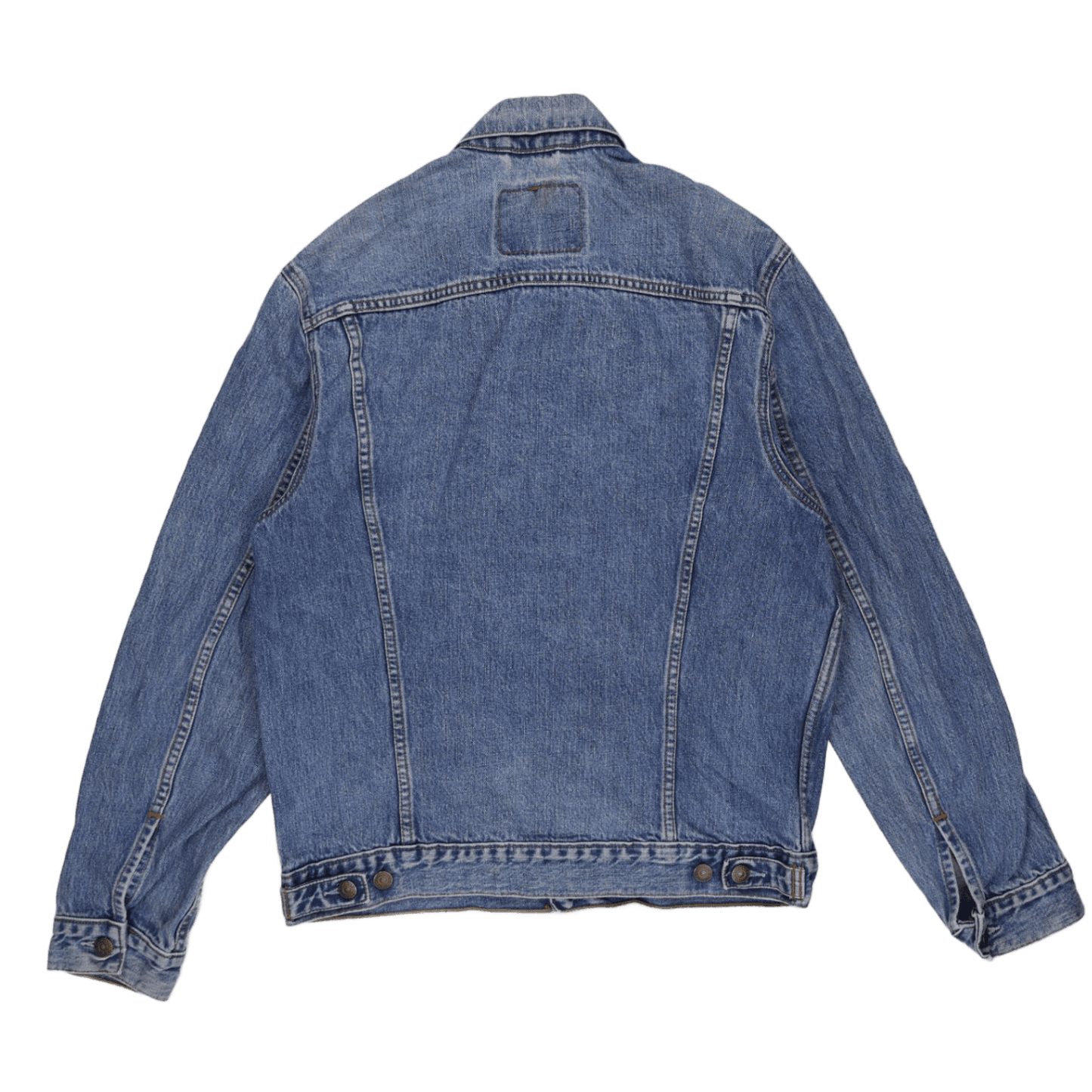 Levi Strauss & Co Vintage Medium Blue Trucker Jacket Men's Medium Cotton Denim