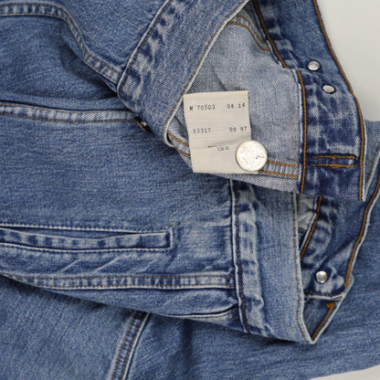 Levi Strauss & Co Vintage Medium Blue Trucker Jacket Men's Medium Cotton Denim