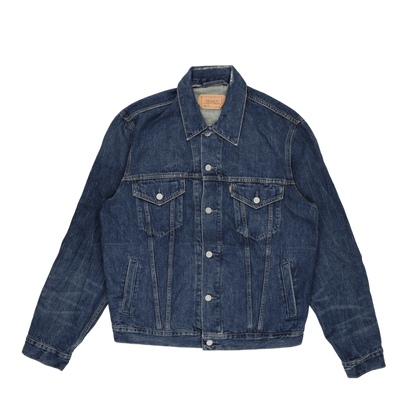 Levi's 72510 Vintage Blue Denim Trucker Jacket Men's Large 100% Cotton Collared