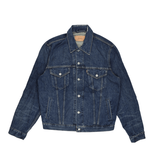 Levi's 72510 Vintage Blue Denim Trucker Jacket Men's Large 100% Cotton Collared
