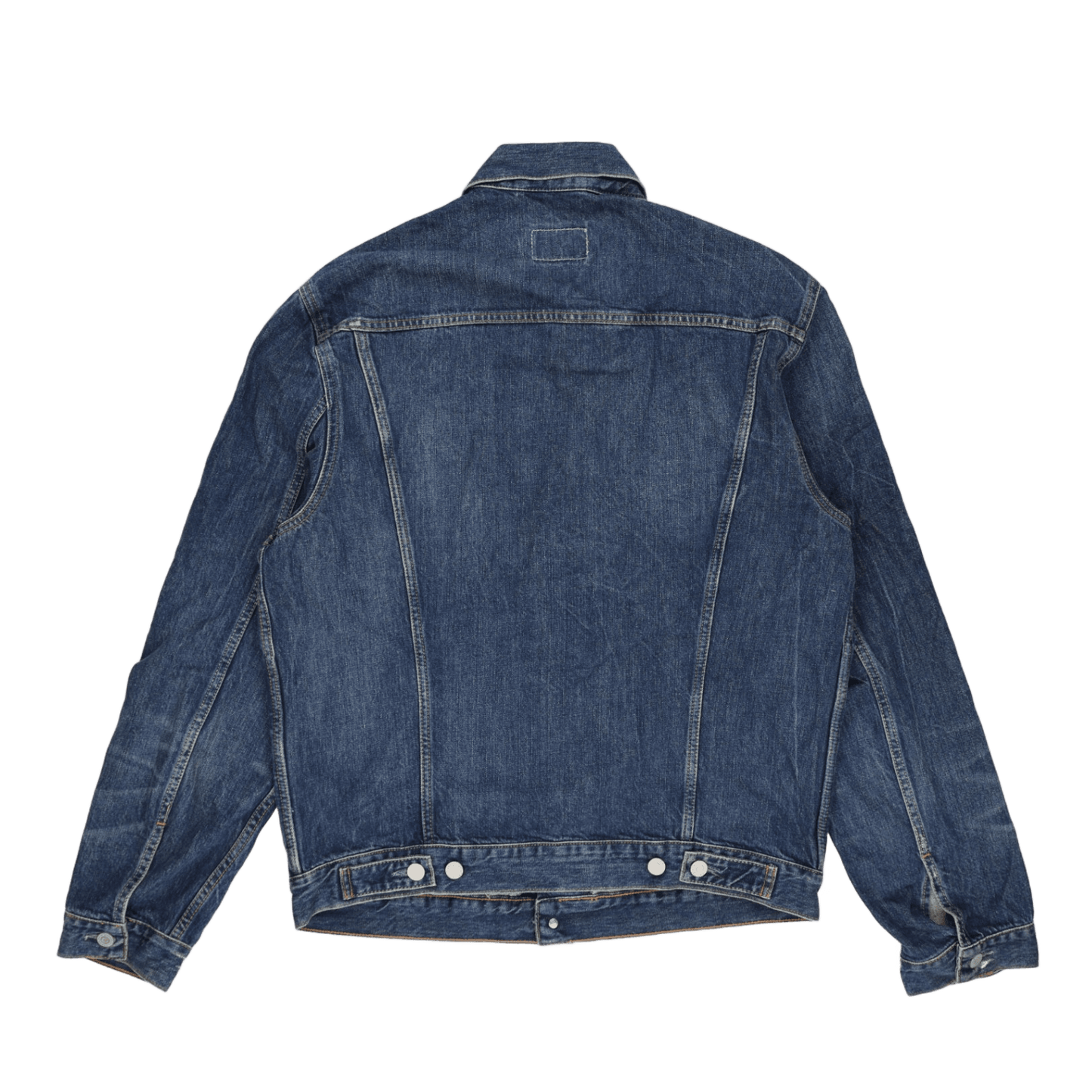 Levi's 72510 Vintage Blue Denim Trucker Jacket Men's Large 100% Cotton Collared