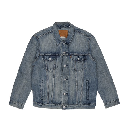Levi's Vintage Blue Trucker Jacket XL Cotton Collared
