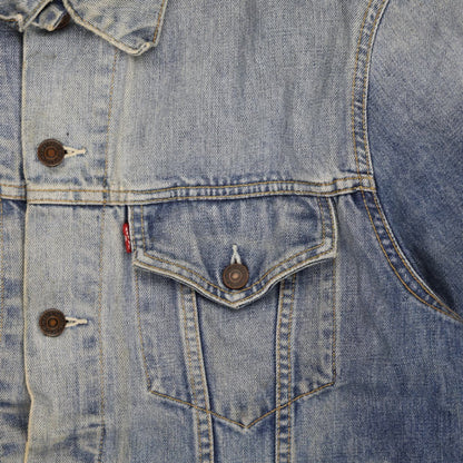 Levi's 70506 Vintage Denim Trucker Jacket Blue Large 100% Cotton Collared