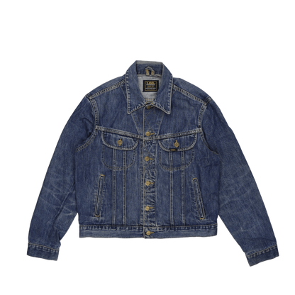 Lee Vintage Denim Jacket Blue Size M 100 Percent Cotton Collared