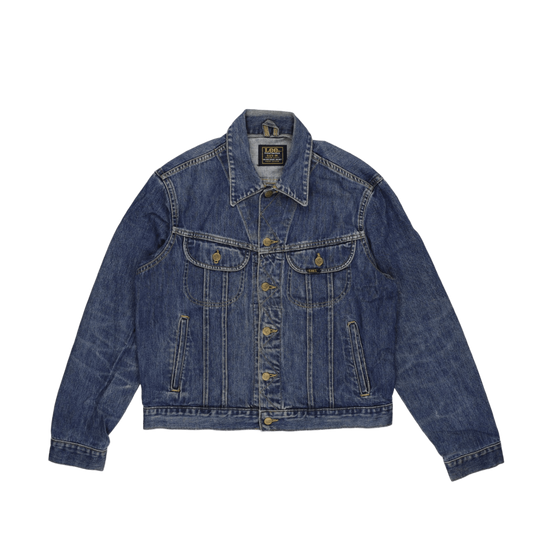 Lee Vintage Denim Jacket Blue Size M 100 Percent Cotton Collared