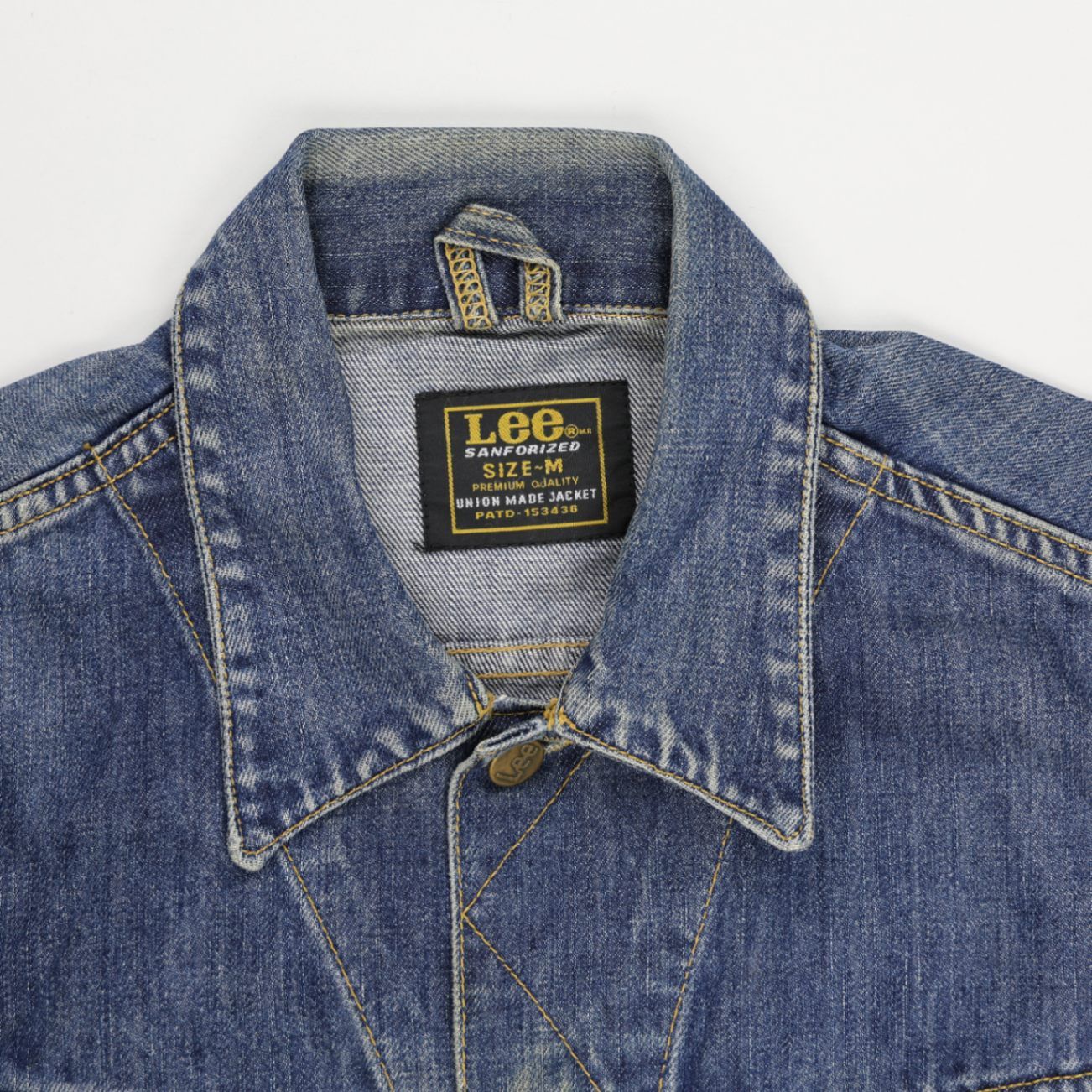 Lee Vintage Denim Jacket Blue Size M 100 Percent Cotton Collared