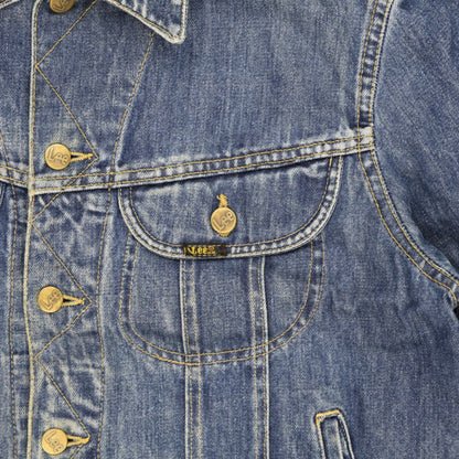 Lee Vintage Denim Jacket Blue Size M 100 Percent Cotton Collared