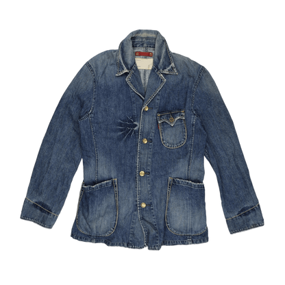 Levi's Redloop Vintage Workwear Jacket Blue Large Cotton Denim