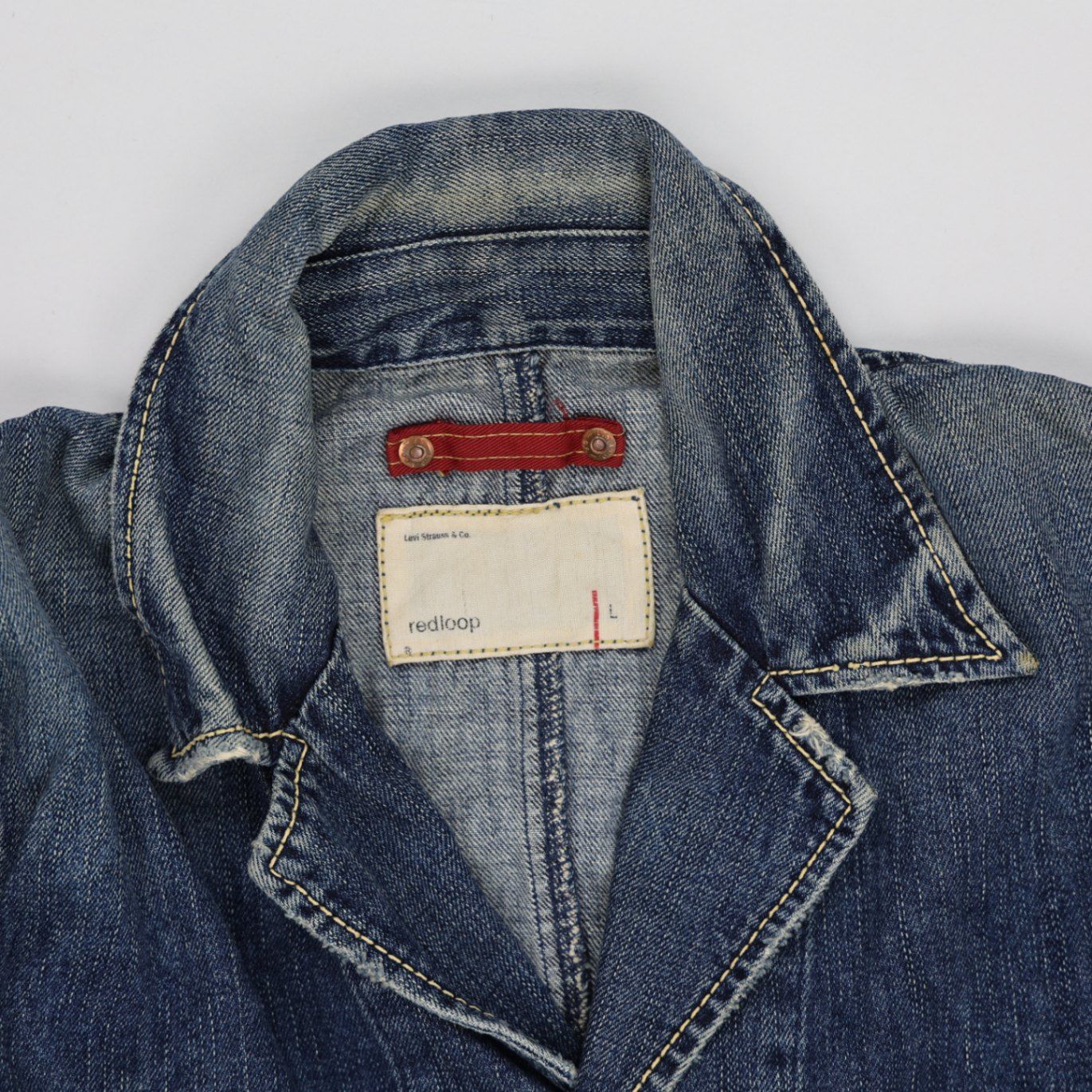 Levi's Redloop Vintage Workwear Jacket Blue Large Cotton Denim