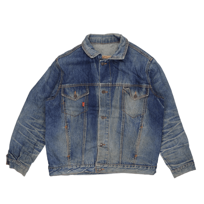 Levi's Vintage Blue Denim Trucker Jacket Men Medium 100 Percent Cotton