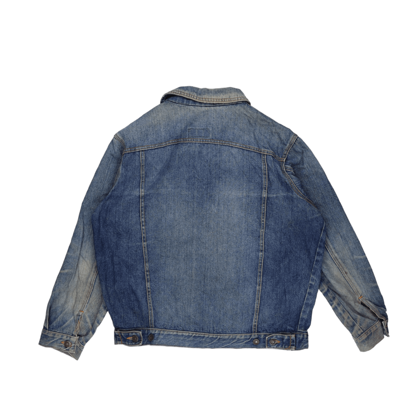 Levi's Vintage Blue Denim Trucker Jacket Men Medium 100 Percent Cotton