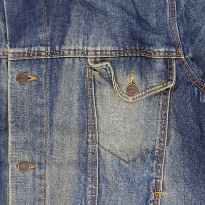 Levi's Vintage Blue Denim Trucker Jacket Men Medium 100 Percent Cotton