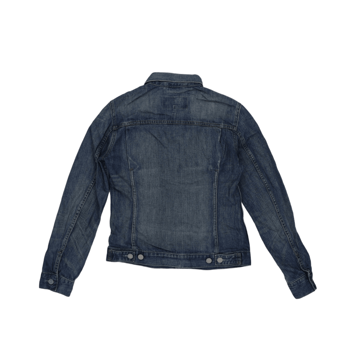 Levi's Vintage Blue Denim Trucker Jacket Unisex Size S 100% Cotton